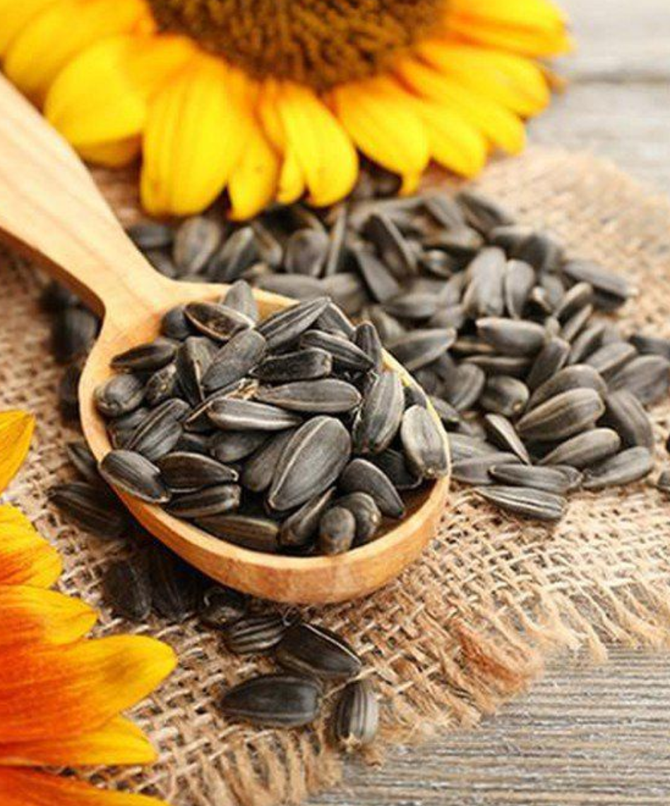 Black sunflower seeds